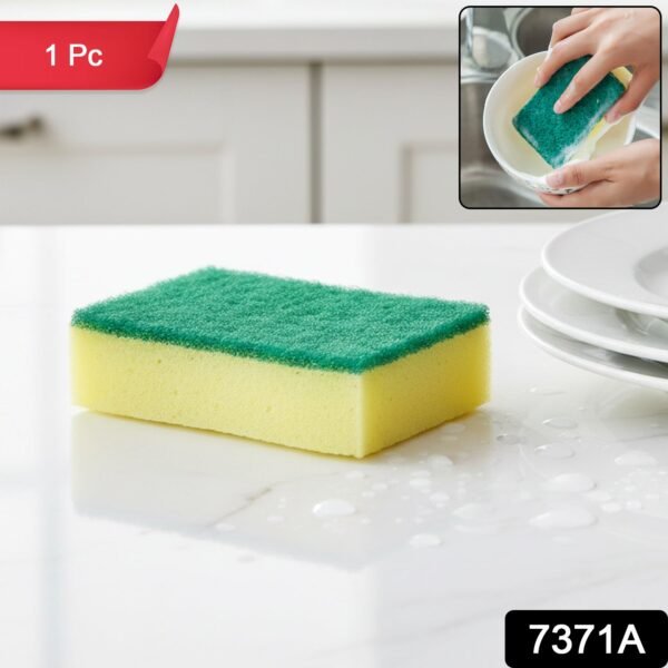 Scrub Sponge – 2-in-1 Multi-Purpose Cleaning | Velvet Wipe