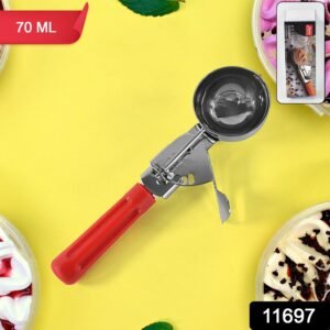 Ice Cream Scoop 70 ML – Stainless Steel Head with Ergonomic Handle