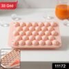 Plastic Ball Ice Cube Tray – Durable & Easy Release with Lid