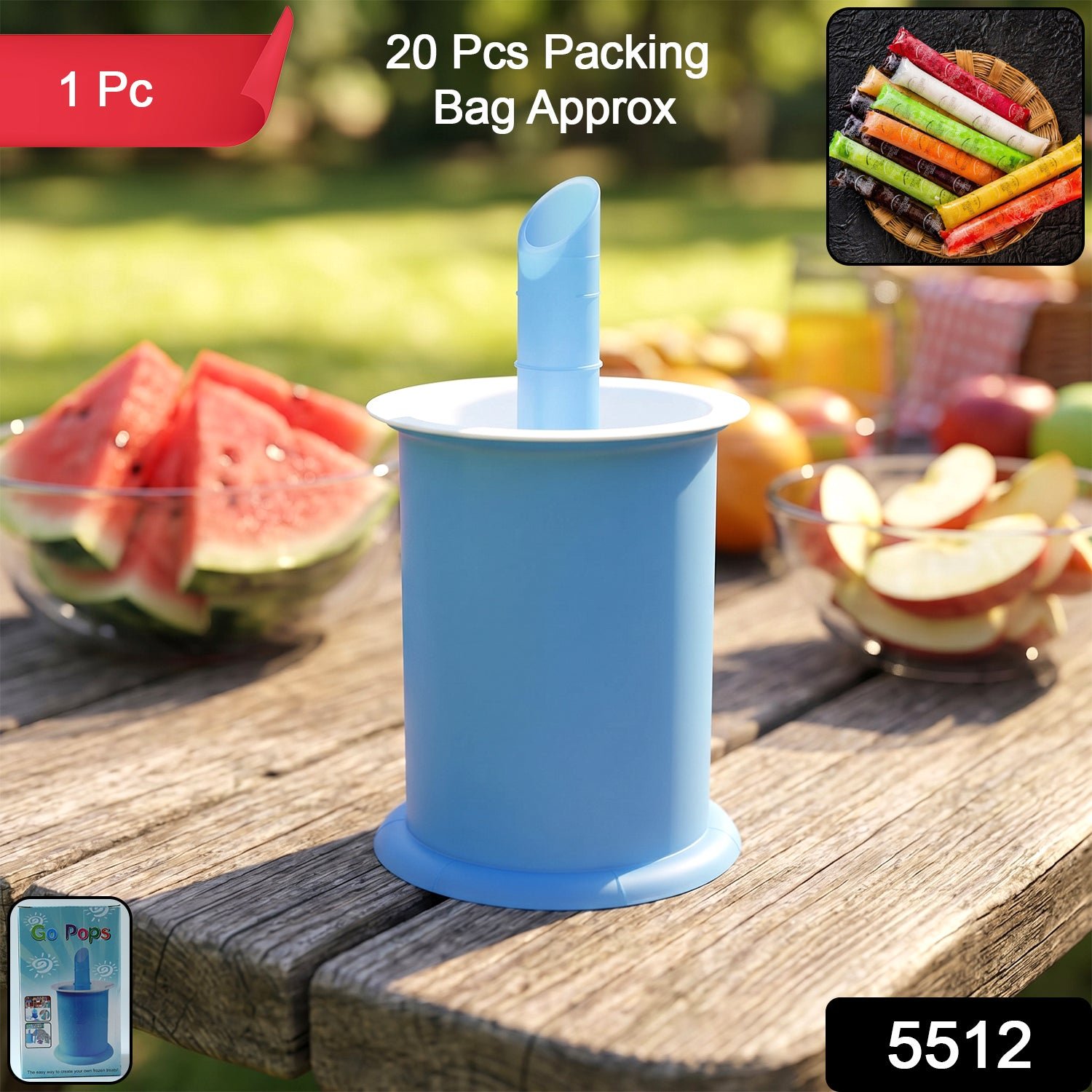 Ice Cream Mold Kit – 20 Reusable Silicone Popsicle Maker | Bake & Dwell