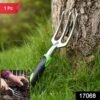 Garden Hand Fork 3 Tine Stainless Steel Digging Tool Ergonomic Handle (1 Pc)