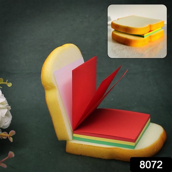 Sandwich Sticky Notes – 80 Multicolor Pages | Foloria