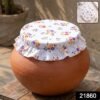 Cotton Matka Cover – Elasticated, Dust & Insect Protection