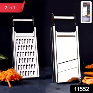Stainless Steel Slicer – Sharp 2-in-1 Kitchen Cutter and Grater