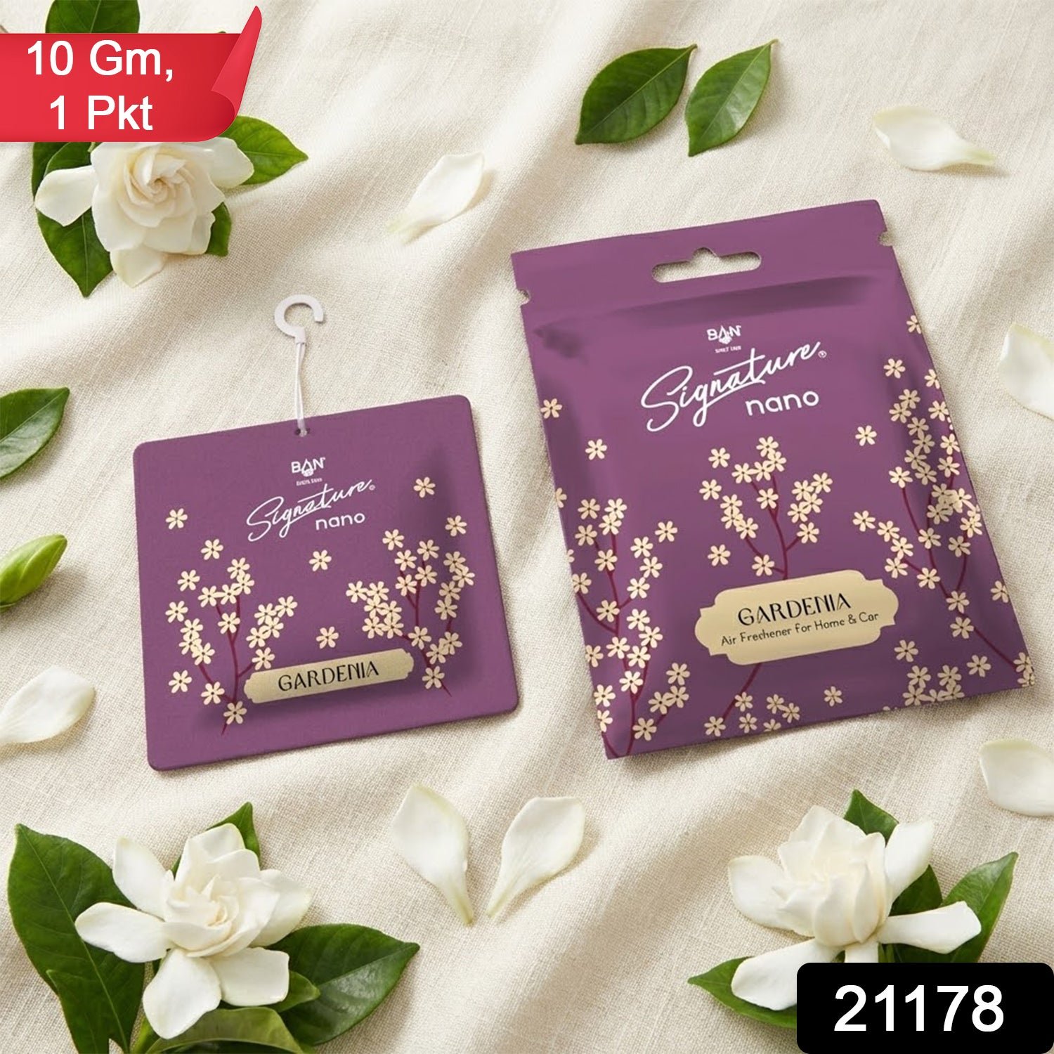 Gardenia Air Freshener Sachet – Long-Lasting Floral Aroma