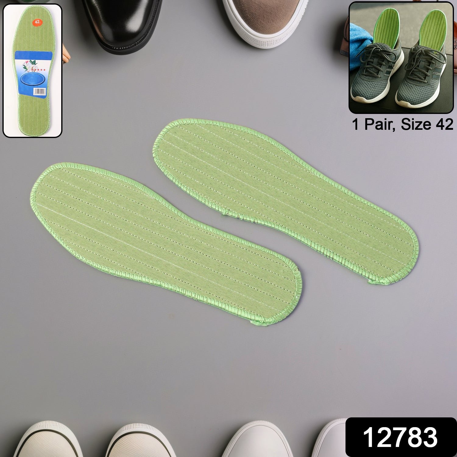 Comfort Shoe Insoles – Soft Cushioned Daily Foot Support Size 42