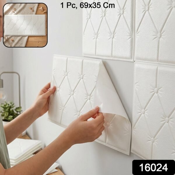 Self Adhesive 3D Foam Wall Panel – Easy Install & Stylish Texture