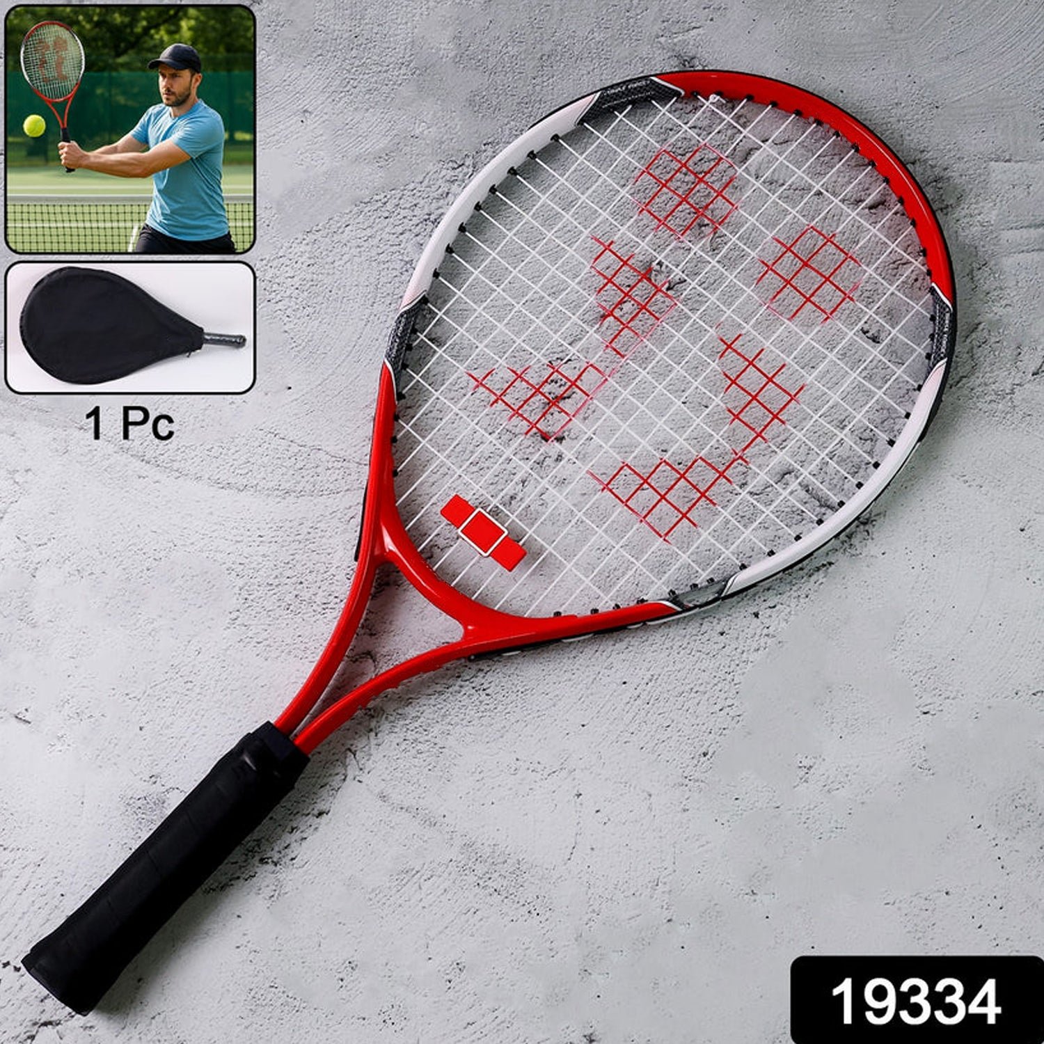 Professional Tennis Racket – Lightweight Aluminum Frame with Cover