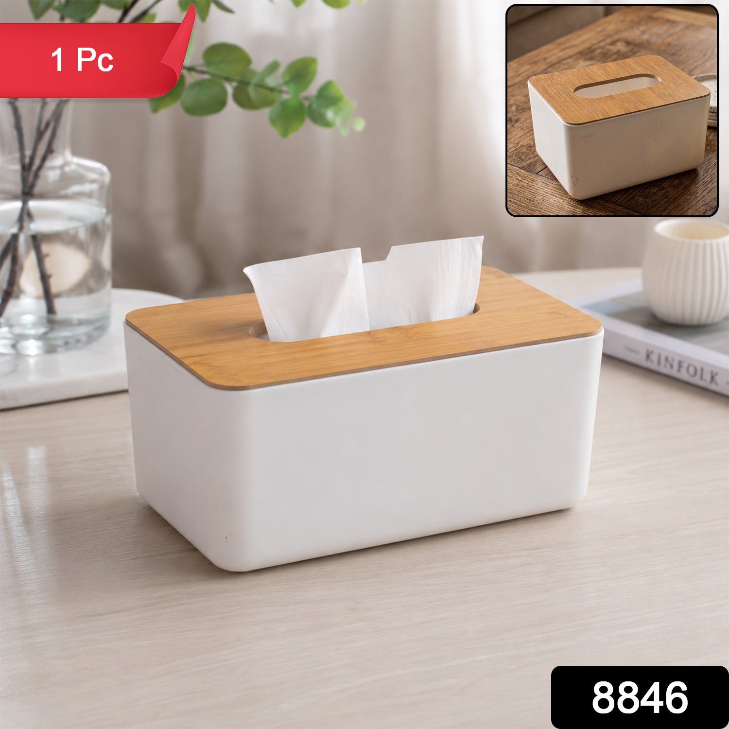 Bamboo Tissue Box – Eco-Friendly Paper Dispenser | Papezo