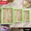 Serving Tray Set – Elegant Floral Design with Side Handles