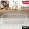 Plastic Fridge Organizer Basket – Clear Storage Solution for Kitchen