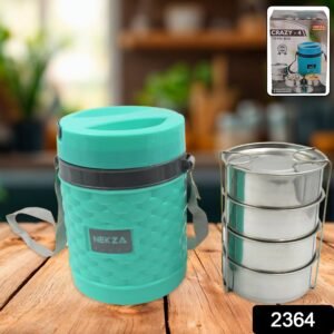 Insulated Tiffin – Stackable Stainless Steel Lunch Box | Nekza