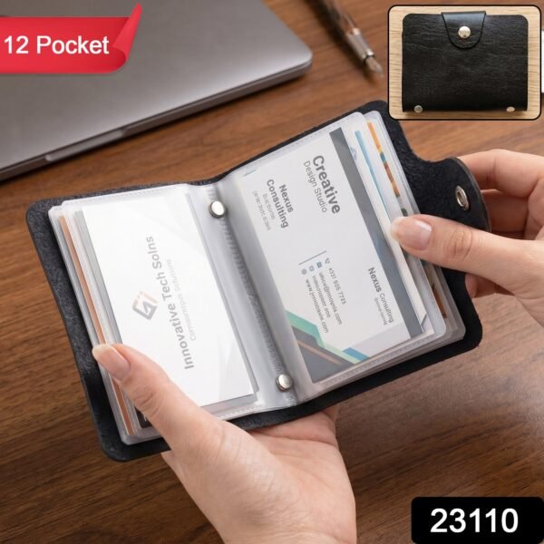 Card Holder Wallet – Slim, Durable PU Leather Organizer for Cards