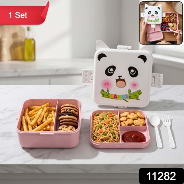 sku_a720cea7-8018-4f50-95b7-9bfd89fc772c Kids Lunch Box with Compartments – Panda Design & Utensils for School & Travel