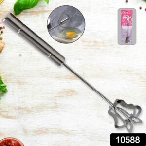 Stainless Steel Handy Churner – Manual Whisk for Lassi & Eggs