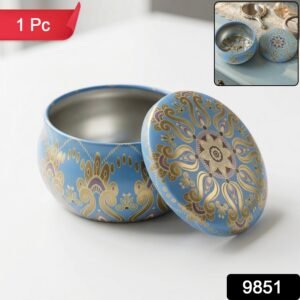 Mandala Metal Candle Container – Reusable & Vibrant Decor