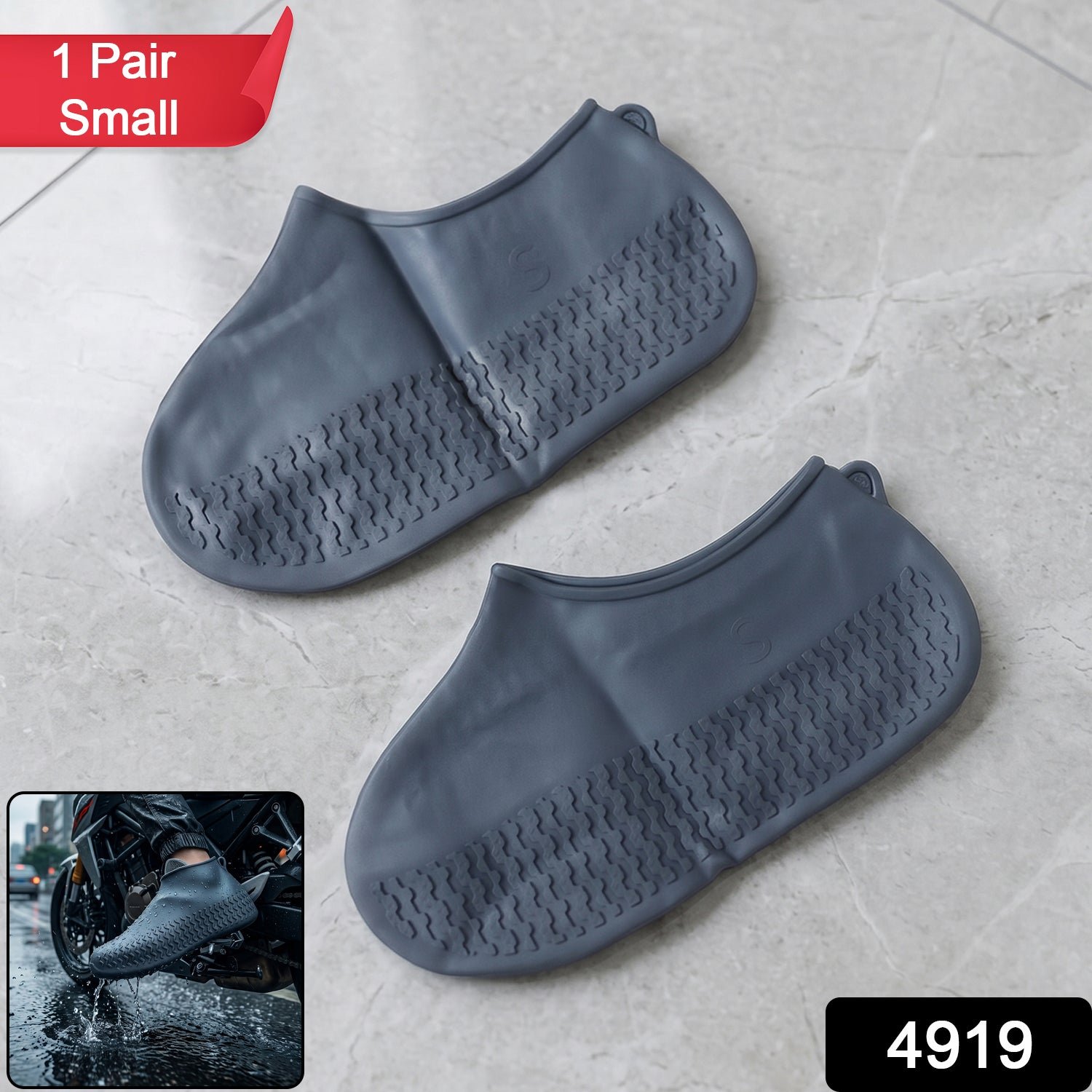 Small Reusable Waterproof Shoe Covers for Rain Protection