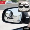 Round Blind Spot Mirror Wide Angle Rear View for Car 360 Degree (2 Pc Set)