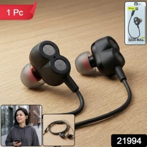 High Bass Earphones – Clear Sound with Built-in Mic & Comfort