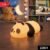 Sleeping Panda LED Night Light, Cute Silicone Bedside Lamp for Kids (1 Pc)
