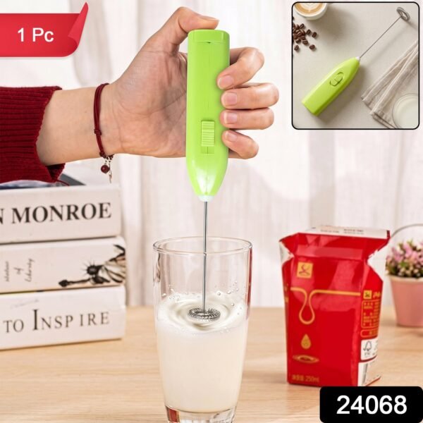 Handheld Electric Egg Beater Milk Frother Mini Whisk Coffee Beater (1 Pc)