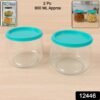 Airtight Storage Containers – 2 Pc BPA-Free Leakproof Jars
