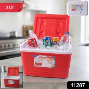 Heavy Duty Insulated Ice Box – 3 Litre Portable Cooler for Outdoor Use