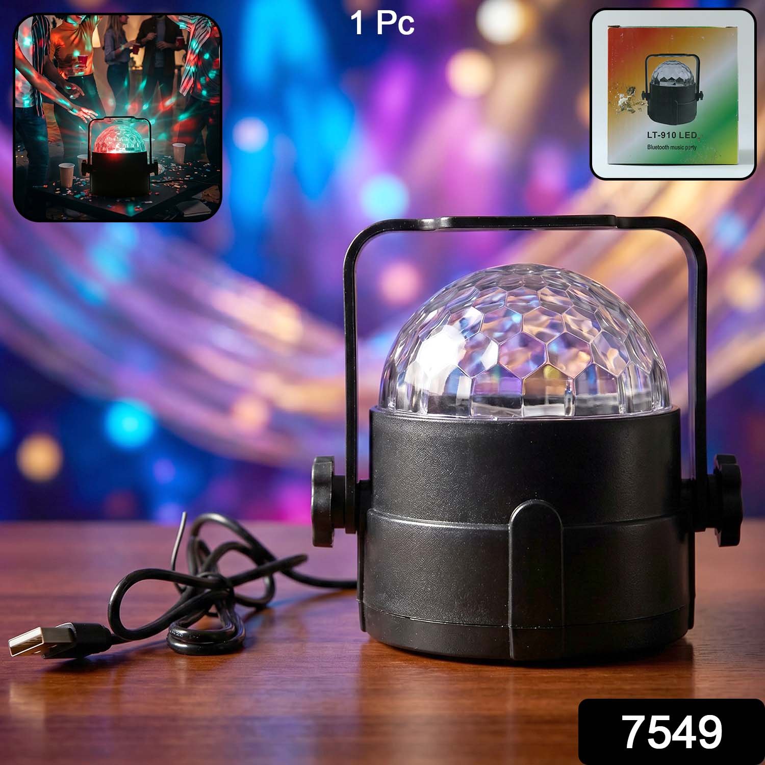 LED Disco Light Projector – USB Party & Star Light | JubileeJoy