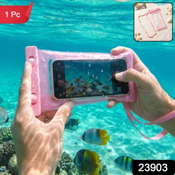 Waterproof Mobile Pouch – Transparent Phone Cover with Lock