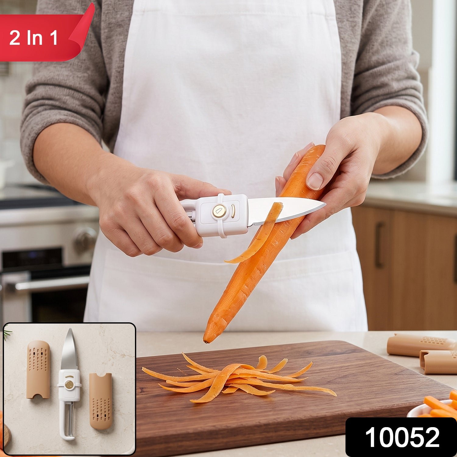Multifunctional Peeler – 2-in-1 Knife & Sawtooth for Kitchen | ChefAura