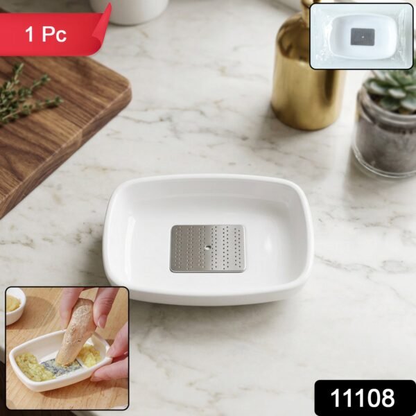Multipurpose Garlic Ginger Grinding Plate – Manual Stainless Steel Tool