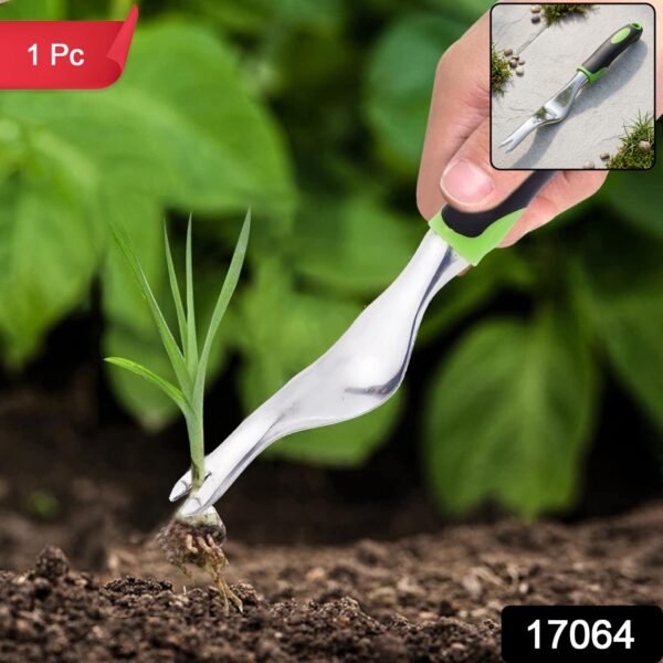 Garden Hand Weeder Cultivator Tool Weed Remover with Ergonomic Handle (1 Pc)