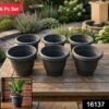 Plastic Flower Pot Planter Set – Ideal for Indoor & Outdoor Gardens