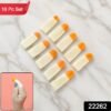 sku_cf44683a-879b-4421-b4b6-8e168aa1f377 Silicone Finger Protector Caps, Reusable Anti Slip Fingertip Covers (10 Pcs Set)