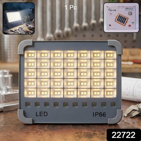 Solar USB Rechargeable LED Flood Light – Waterproof & Portable