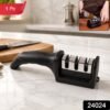 3 Stage Manual Knife Sharpener Tool for Steel and Ceramic Knives Ki...