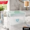 Plastic Medicine Storage Box – Secure Locking & Portable Design
