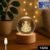 Ganpati 3D Crystal Ball Lamp – Wooden Base Night Light | Indo Glow