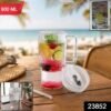 Kids Tumbler 900ml with Handle Lid and Straw Ribbed Water Sipper Cu...