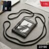Leather Neck Wallet – Convenient ID & Card Holder with Lanyard