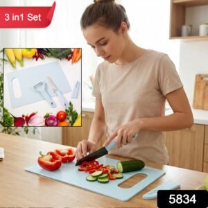Kitchen Knife Set – 3 in 1 Knife, Chopping Board & Peeler