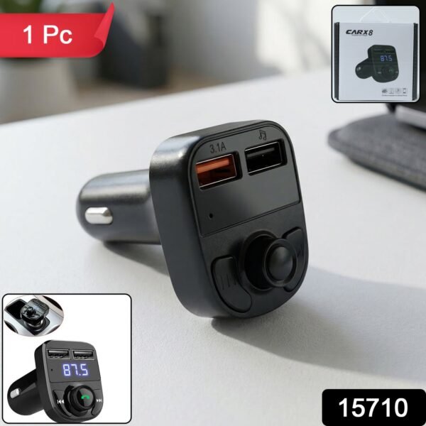 Wireless Car Charger – Dual USB Fast Charging & Handsfree Use