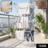 3 Tier Folding Clothes Drying Rack Laundry Cloth Dryer Stand for Ba...
