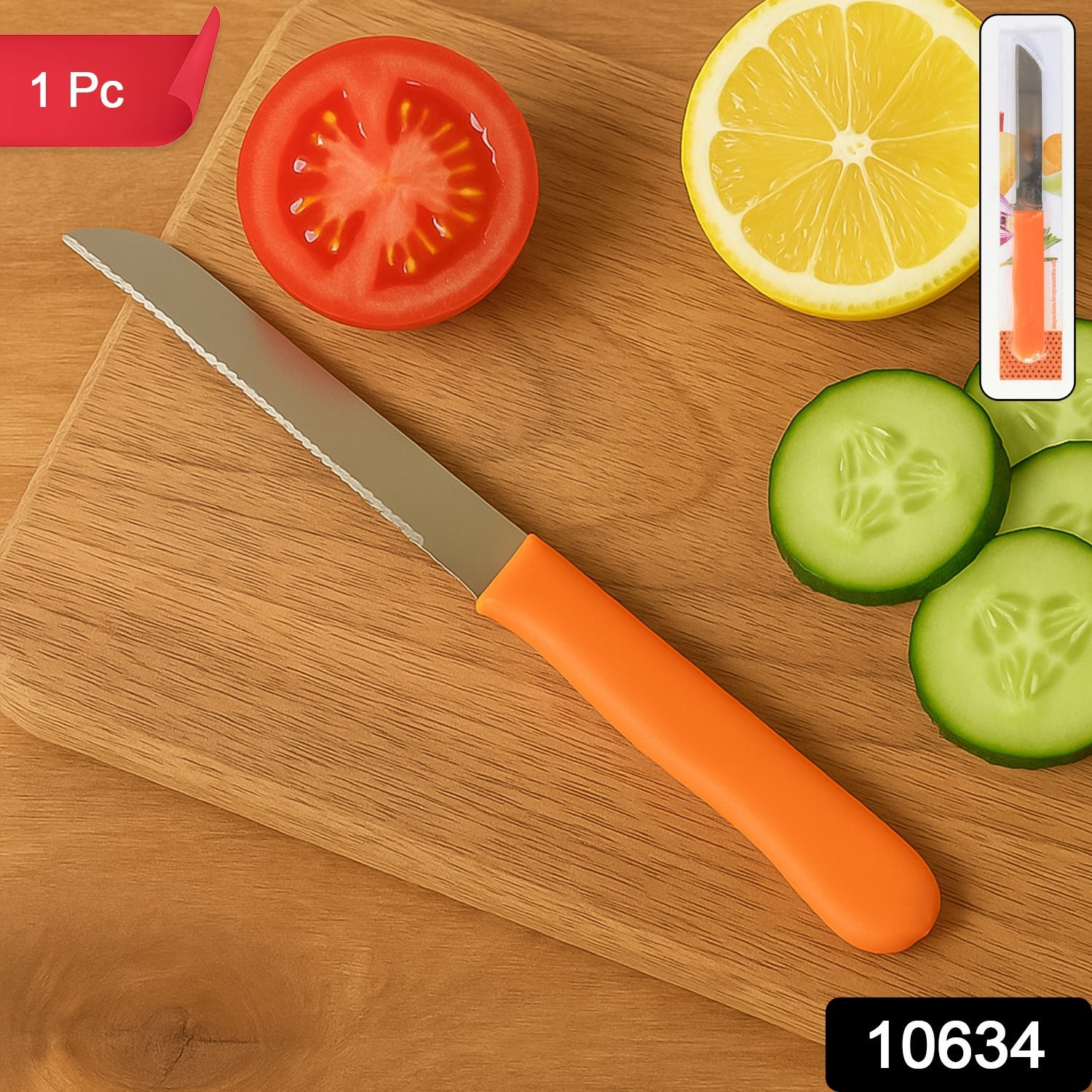 Stainless Steel Plain Kitchen Knife – Sharp & Ergonomic Grip