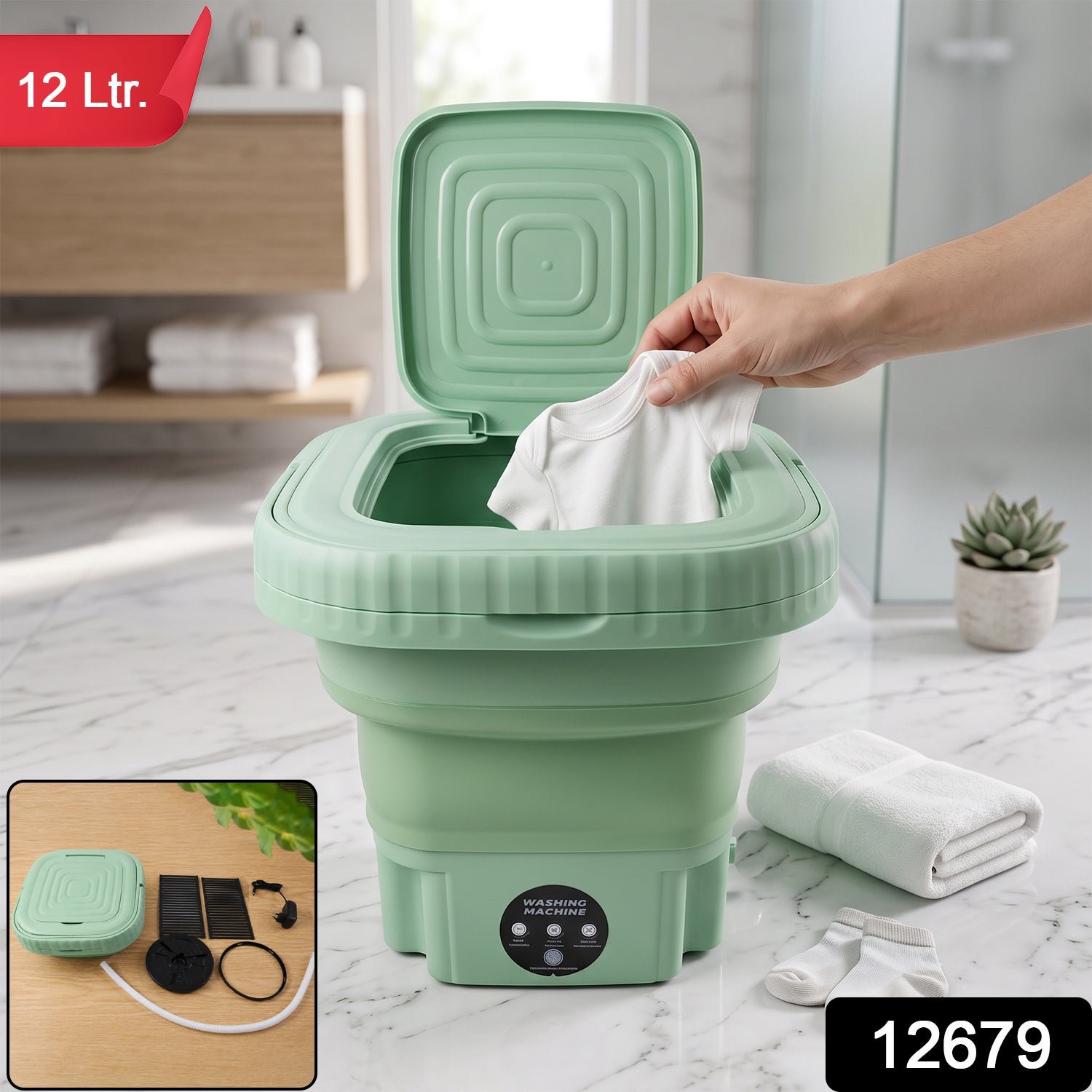 Portable Washing Machine – Mini Folding Washer for Delicates |