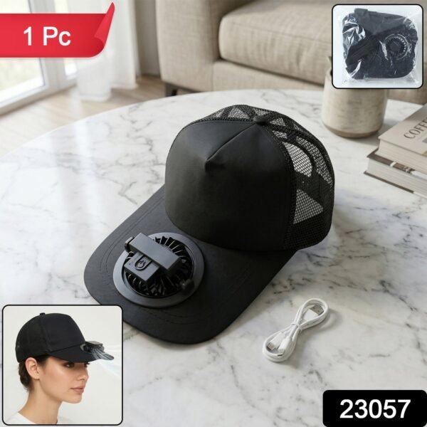 Portable USB Cooling Cap – Personal Airflow System for Summer