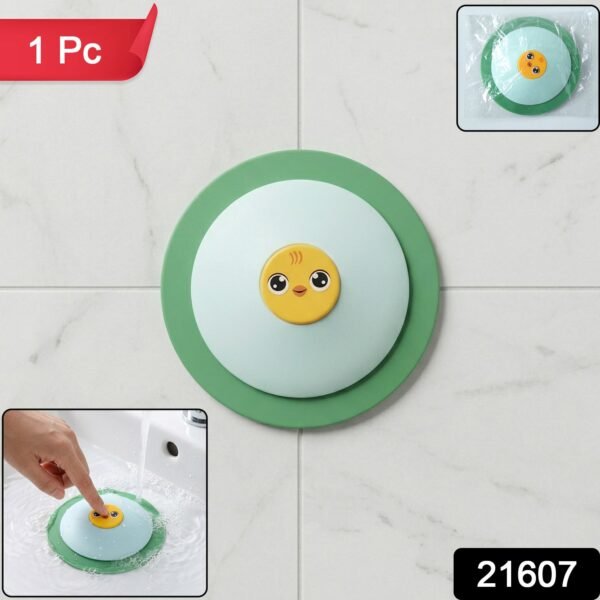 Duck Design Silicone Sink Drain Stopper – Flexible & Reusable