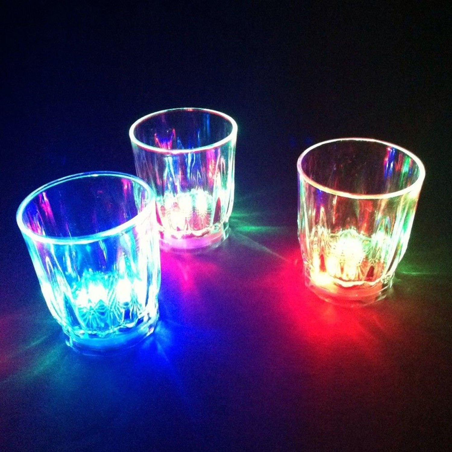 LED Light-Up Shot Glass Set – Vibrant Party Drinkware 24 Pc
