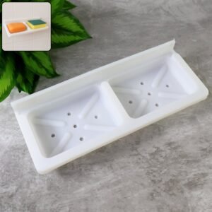 soap-dish-holder-01_c201e06e-6413-424b-afd9-ec2cdce6788f Double Compartment Wall Mounted Soap & Sponge Holder – Space Saver