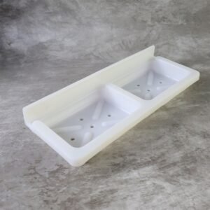 soap-dish-holder-03_279c3c1c-323e-4534-93e7-cbf8ce4624db Double Compartment Wall Mounted Soap & Sponge Holder – Space Saver